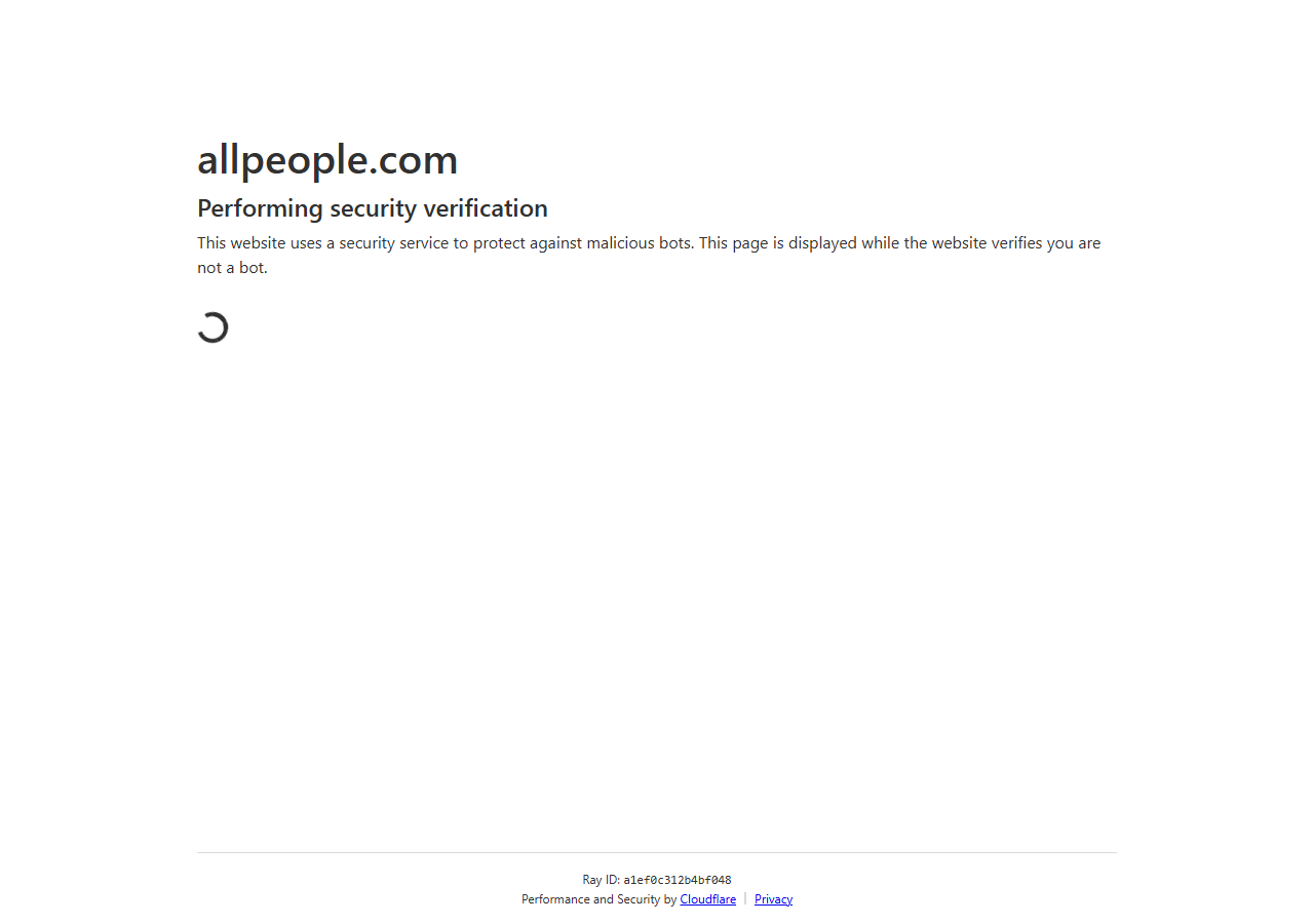 AllPeople opt-out step 2 screenshot