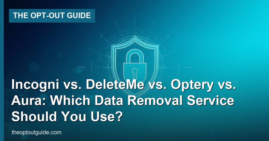 Incogni vs. DeleteMe vs. Optery vs. Aura: Which Data Removal Service Should You Use? - The Opt-Out Guide