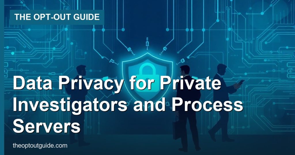 Data Privacy for Private Investigators and Process Servers - The Opt-Out Guide